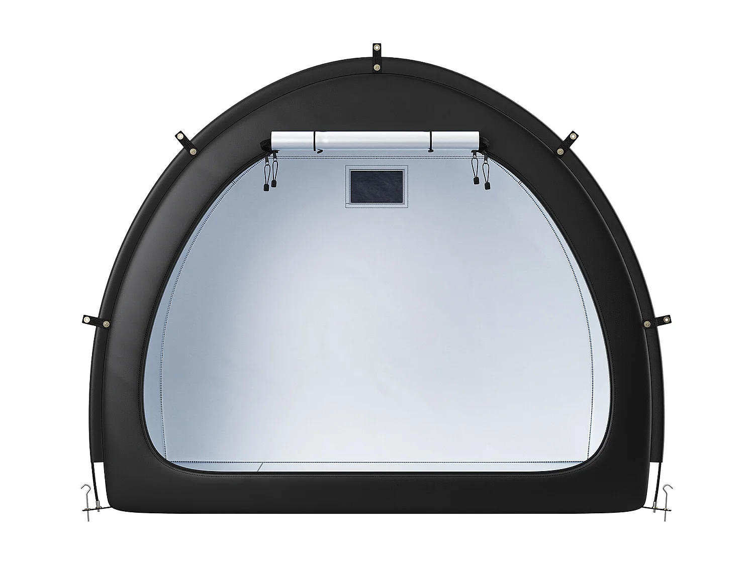 Abri à Vélo SucceBuy Tente de Rangement pour Vélos d'Extérieur, Abri de Jardin Étanche en Forme d'Éventail pour 4 à 5 Vélos