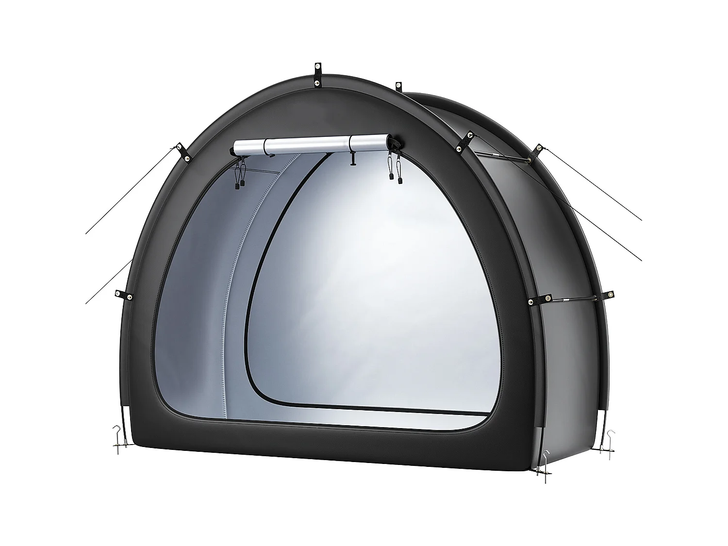 Abri à vélo Tente de Rangement Extérieure étanche pour Vélos SucceBuy pour 1 à 2 vélos - Conception en Forme d'éventail