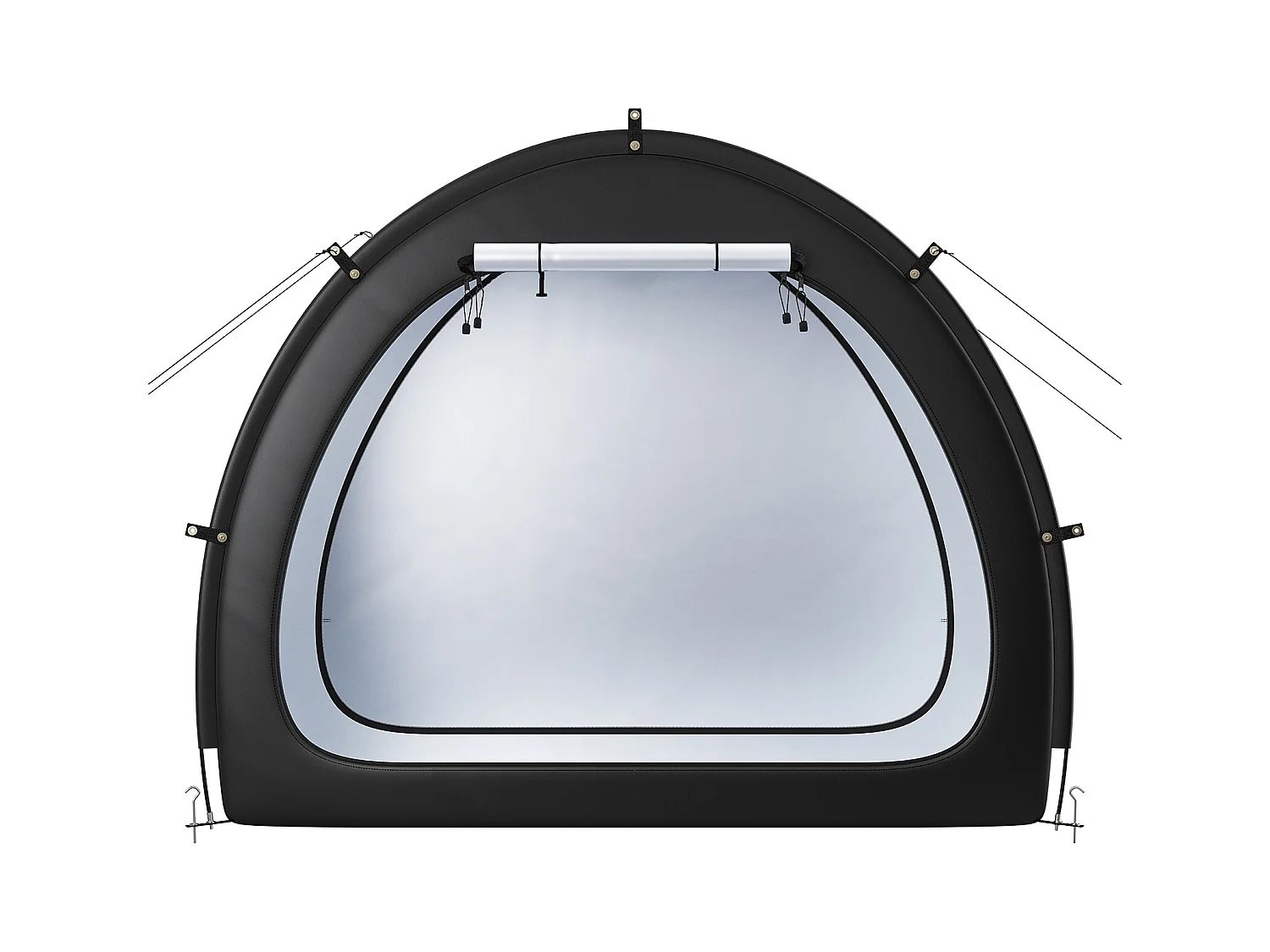 Abri à vélo Tente de Rangement Extérieure étanche pour Vélos SucceBuy pour 1 à 2 vélos - Conception en Forme d'éventail