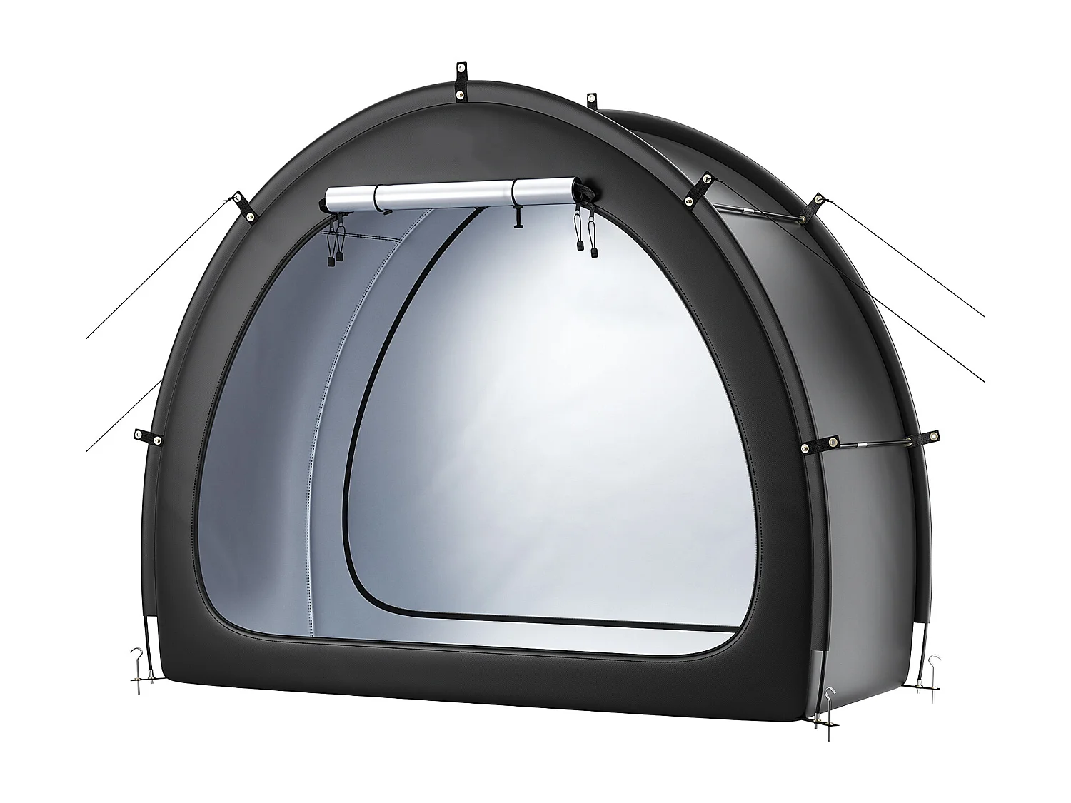 Abri à vélo Tente de Rangement Extérieure étanche pour Vélos SucceBuy pour 1 à 2 vélos - Conception en Forme d'éventail