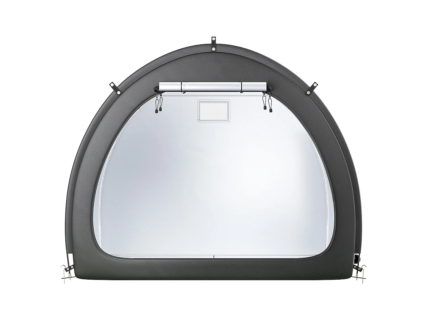 Abri à Vélo SucceBuy Tente de Rangement pour Vélos d'Extérieur, Double Porte en Éventail pour 4 à 5 Vélos