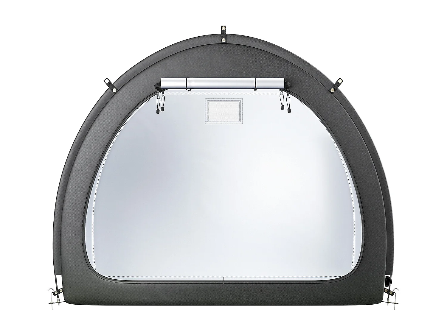 Abri à Vélo SucceBuy Tente de Rangement pour Vélos d'Extérieur, Double Porte en Éventail pour 4 à 5 Vélos