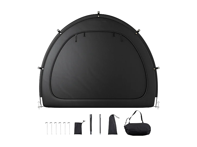 Cobertizo Para Bicicletas Carpa De Almacenamiento Impermeable Para Bicicletas SucceBuy, Diseño En Forma De Ventilador Para 5 Bicicletas O Más