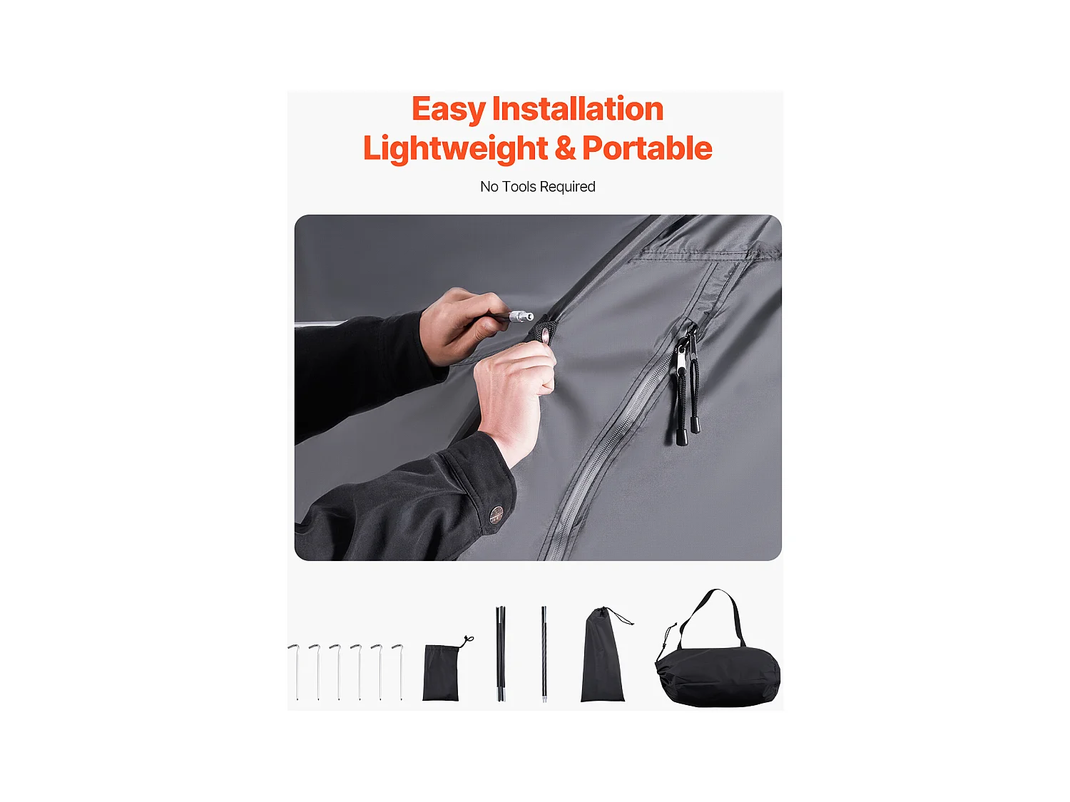 Abri à vélo Tente de Rangement pour Vélos d'Extérieur SucceBuy, Conception étanche en Forme d'éventail pour 5 Vélos ou plus