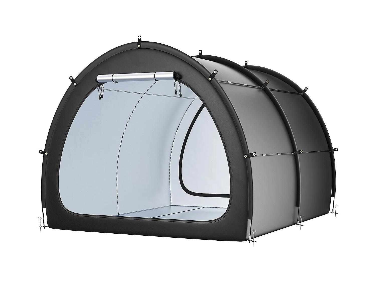 Abri à vélo Tente de Rangement pour Vélos d'Extérieur SucceBuy, Conception étanche en Forme d'éventail pour 5 Vélos ou plus