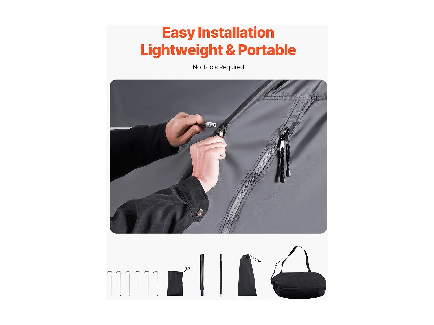 Abri à vélo Tente de Rangement pour Vélos d'Extérieur SucceBuy, Conception étanche en Forme d'éventail pour 5 Vélos ou plus