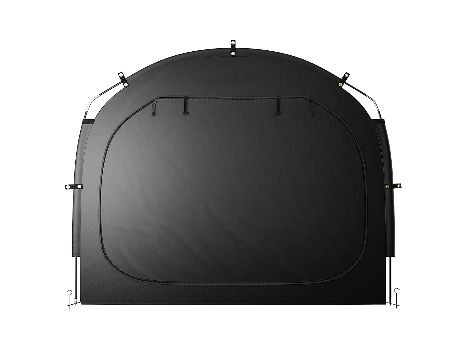 Abri à Vélo SucceBuy Abri à Vélo pour 5 Vélos, Tente de Rangement Spacieuse et Imperméable, Avec Fenêtre Ventilée, Poteaux en Fibre de Verre Robuste