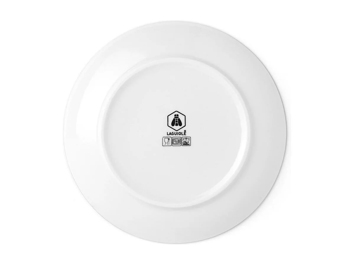 Lot de 6 assiettes à dessert noir - "Aya"