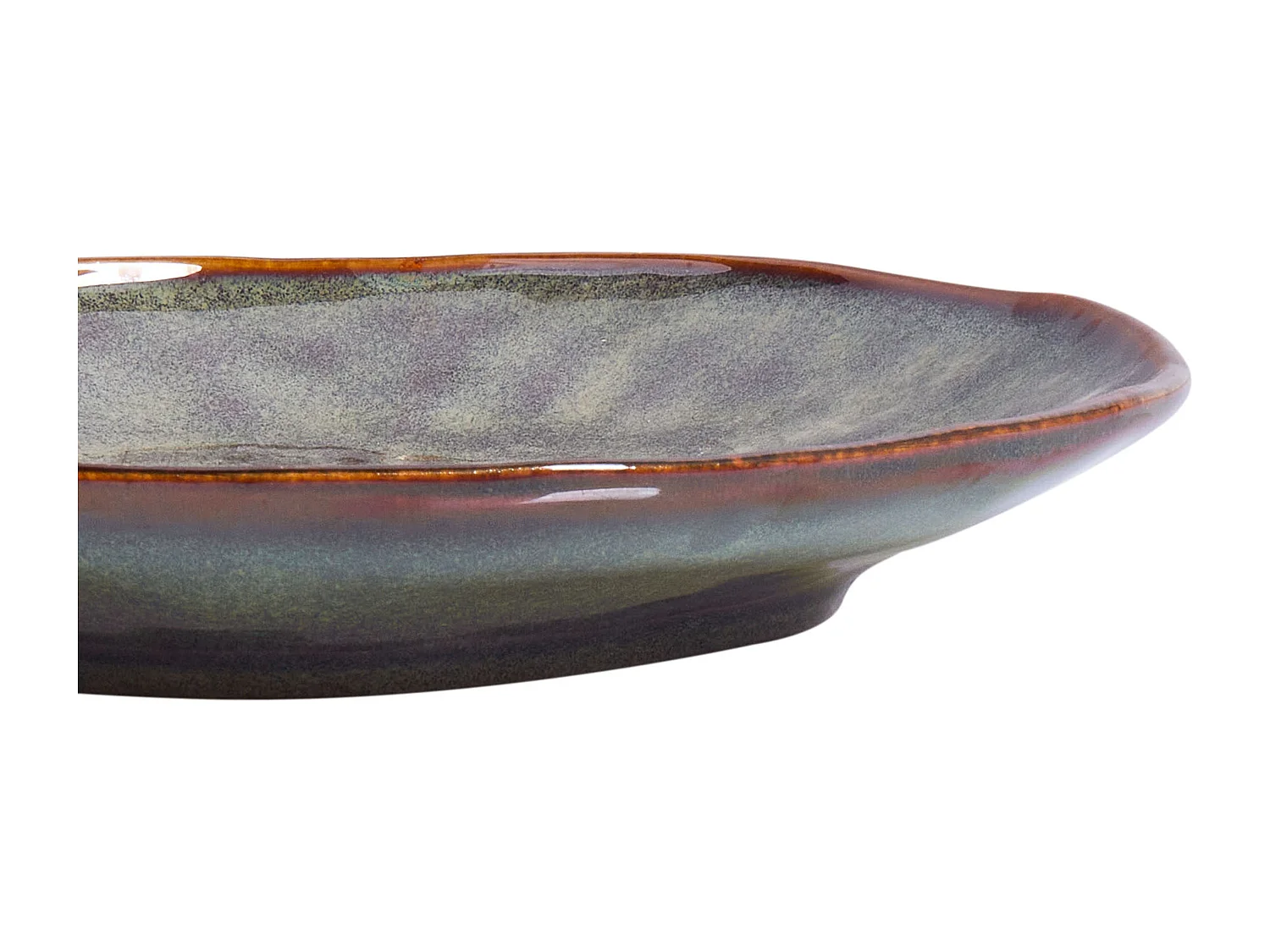 Dessertteller 8er Set THYME Steinzeug Dunkelgrün