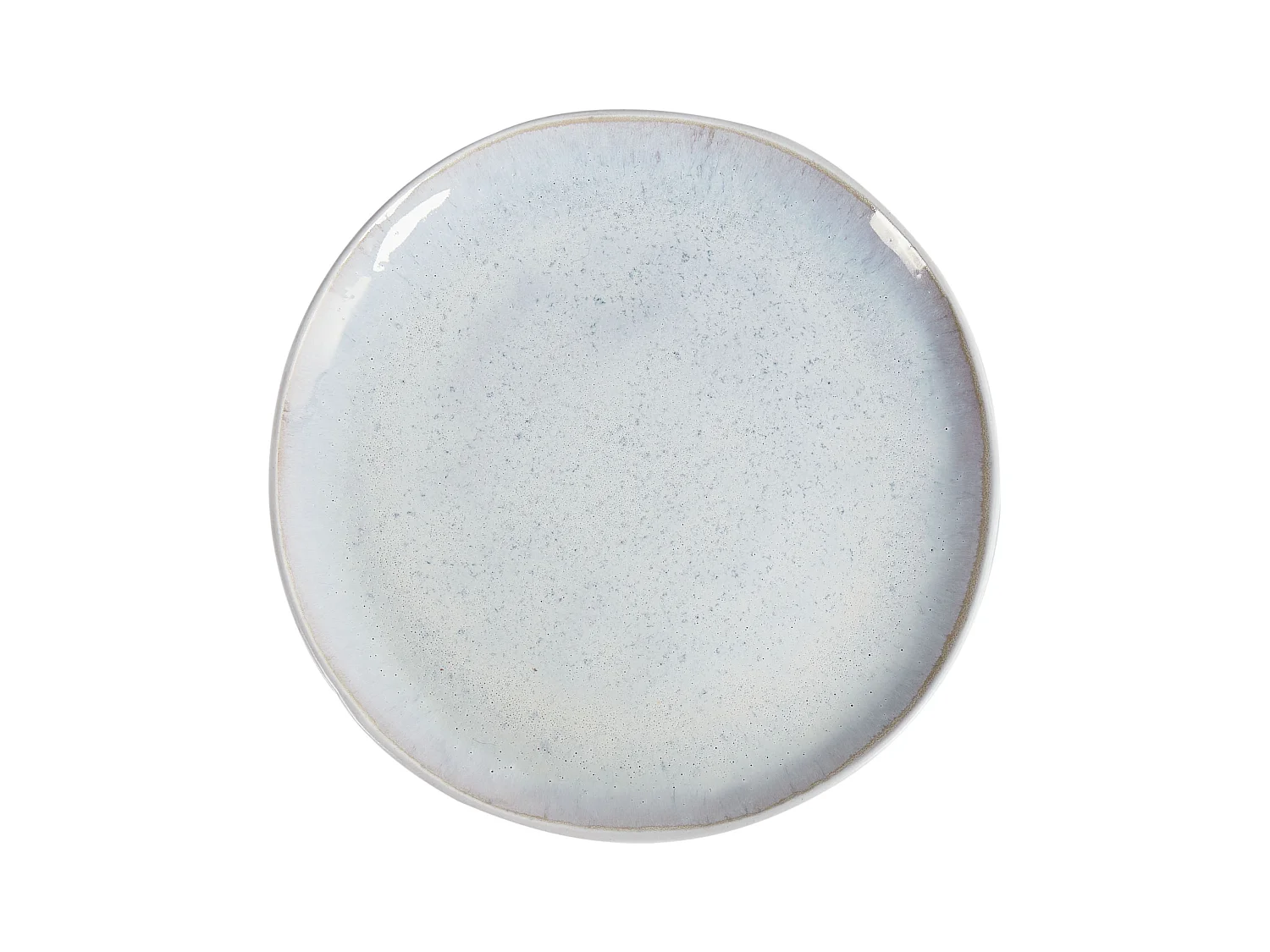 Lot de 8 assiettes à dessert SESAME Grès Gris clair