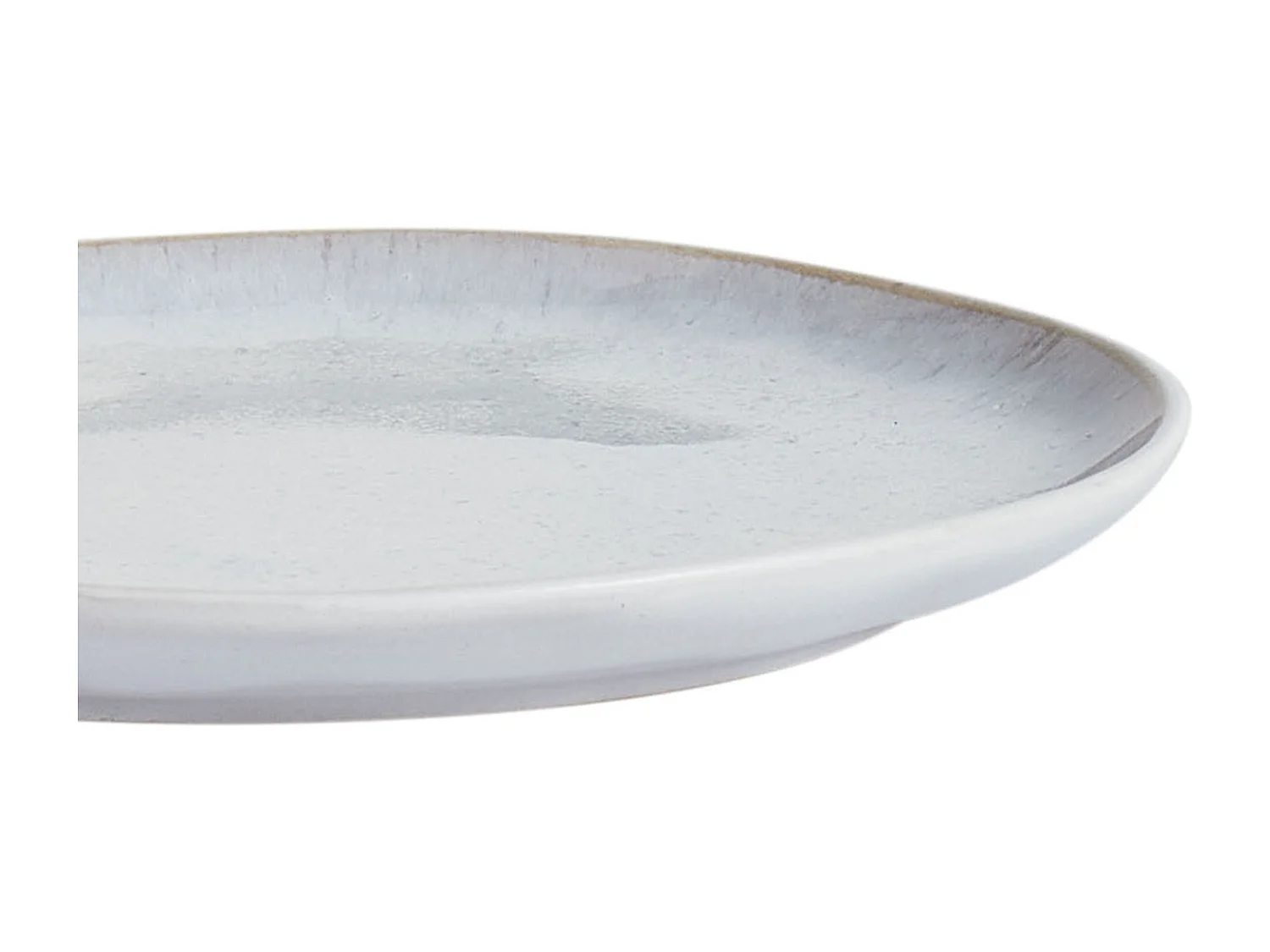 Lot de 8 assiettes à dessert SESAME Grès Gris clair