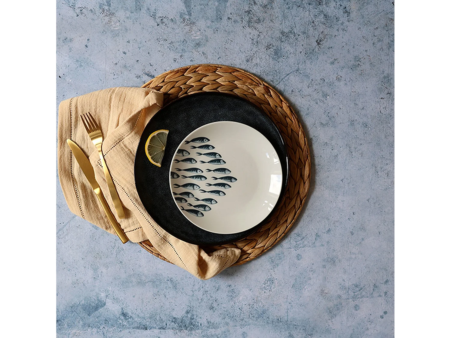 Novastyl - Lot 6 Assiettes A Dessert Pescare 20cm En Porcelaine Blanche