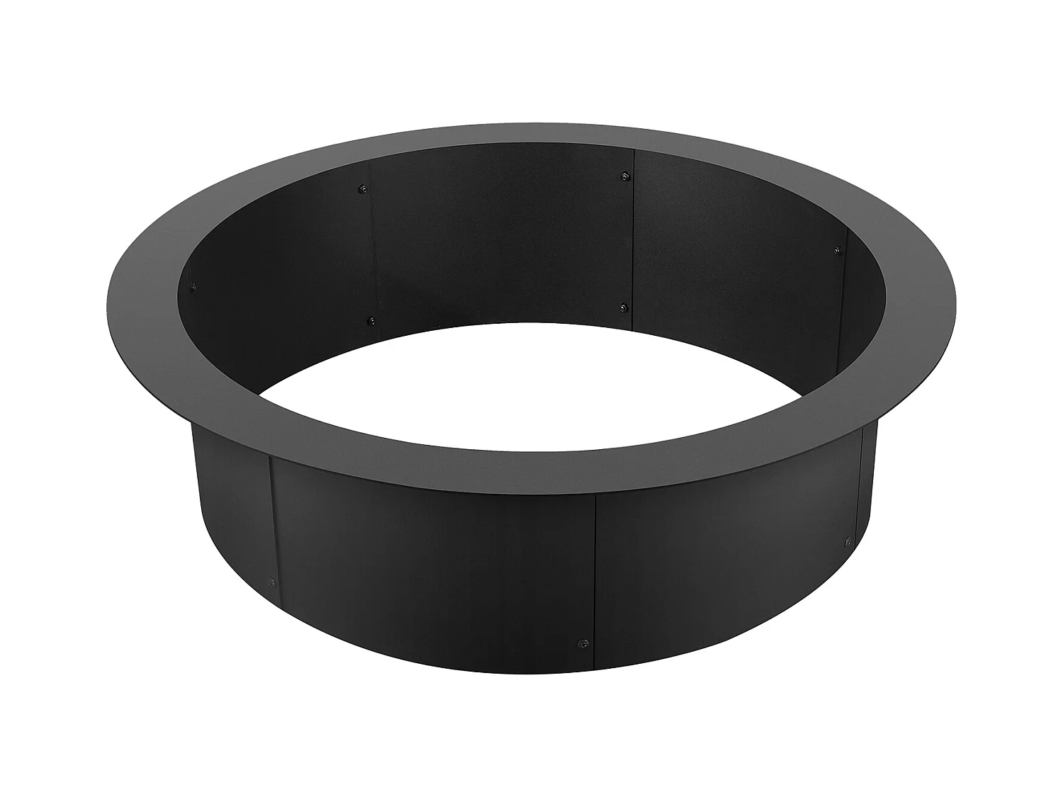 Brasero de Jardin, SucceBuy Anneau de Foyer Rond 91,44 cm Extérieur en Acier DIY Liner Firepit