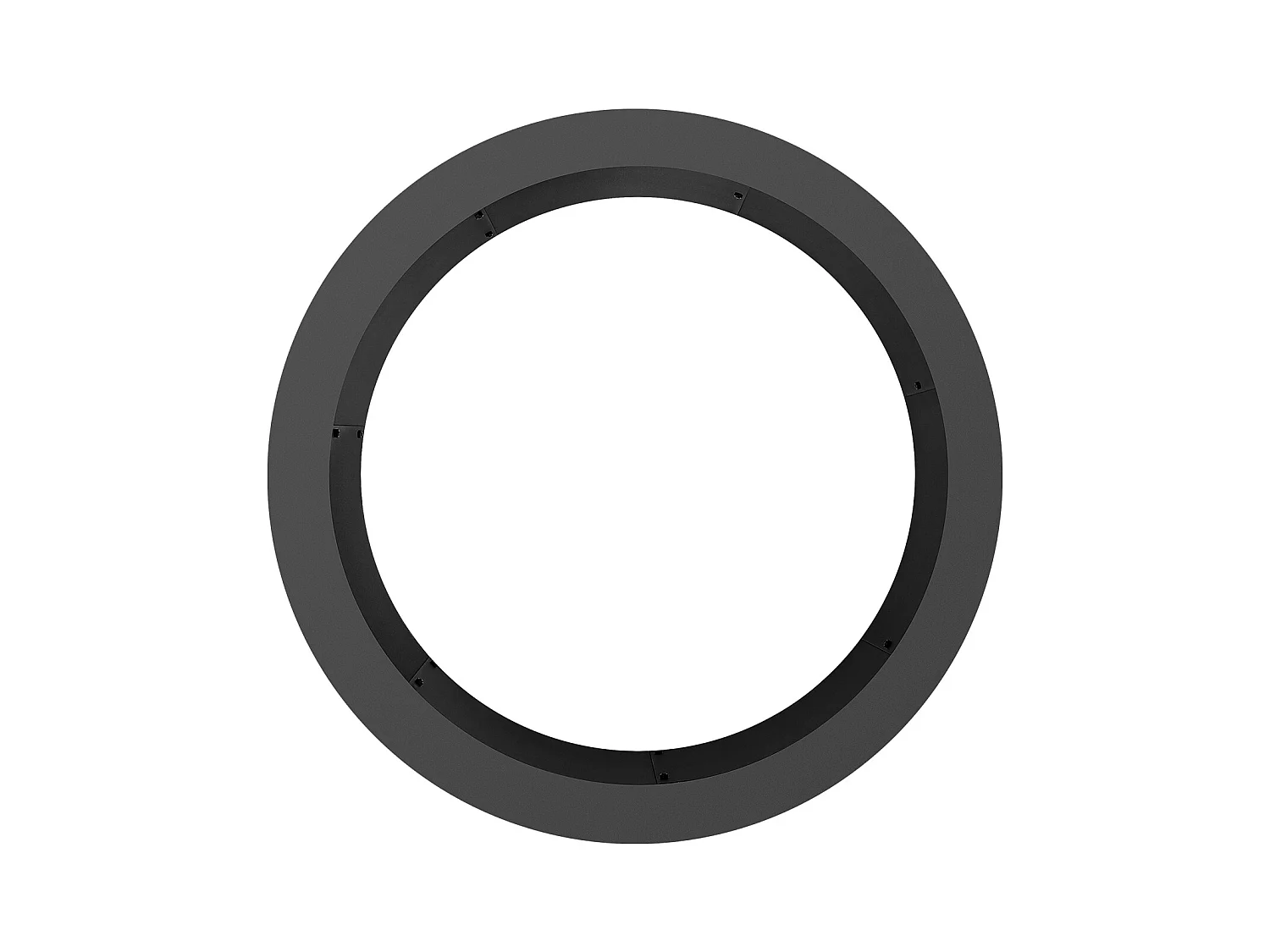 Brasero de Jardin, SucceBuy Anneau de Foyer Rond 91,44 cm Extérieur en Acier DIY Liner Firepit