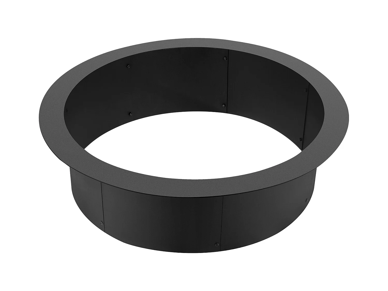 Brasero de Jardin, SucceBuy Anneau de Foyer Rond 91,44 cm Extérieur en Acier DIY Liner Firepit