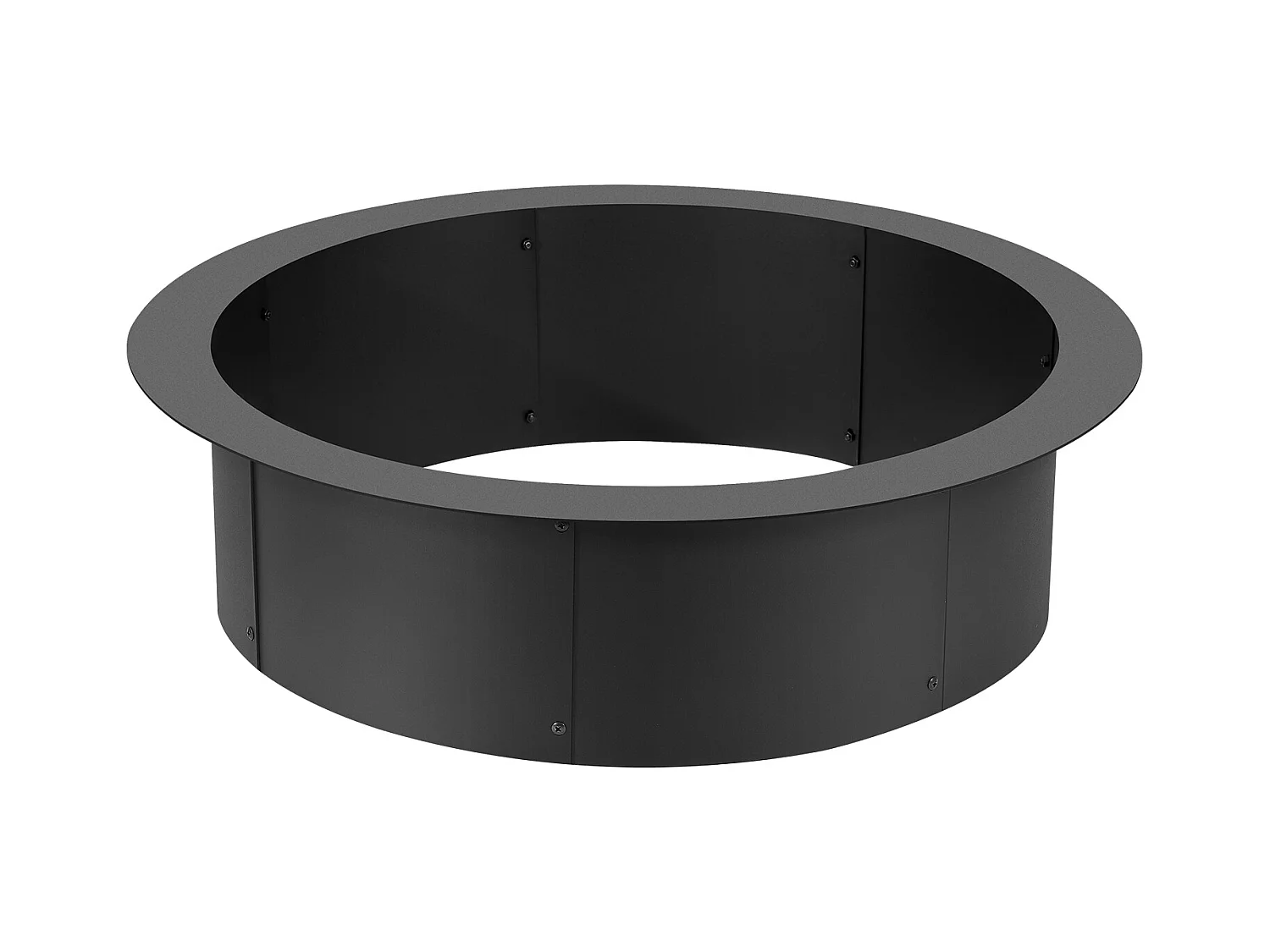 Brasero de Jardin, SucceBuy Anneau de Foyer Rond 91,44 cm Extérieur en Acier DIY Liner Firepit