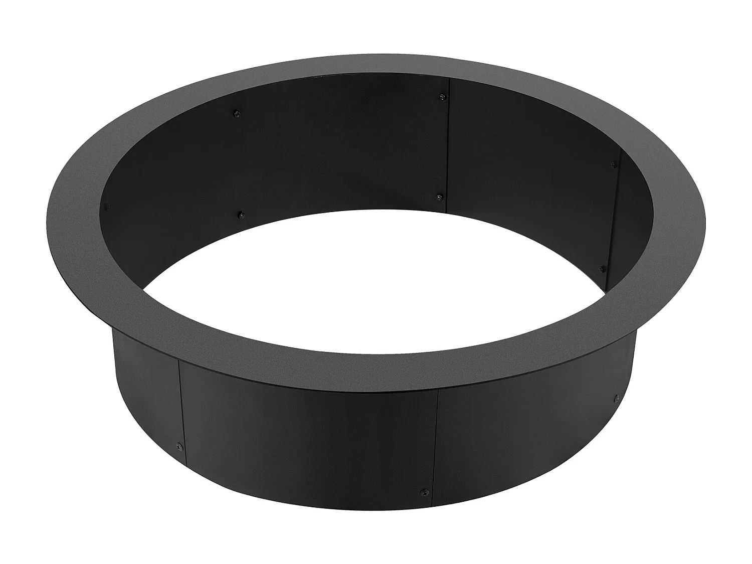 Brasero de Jardin, SucceBuy Anneau de Foyer Rond 91,44 cm Extérieur en Acier DIY Liner Firepit