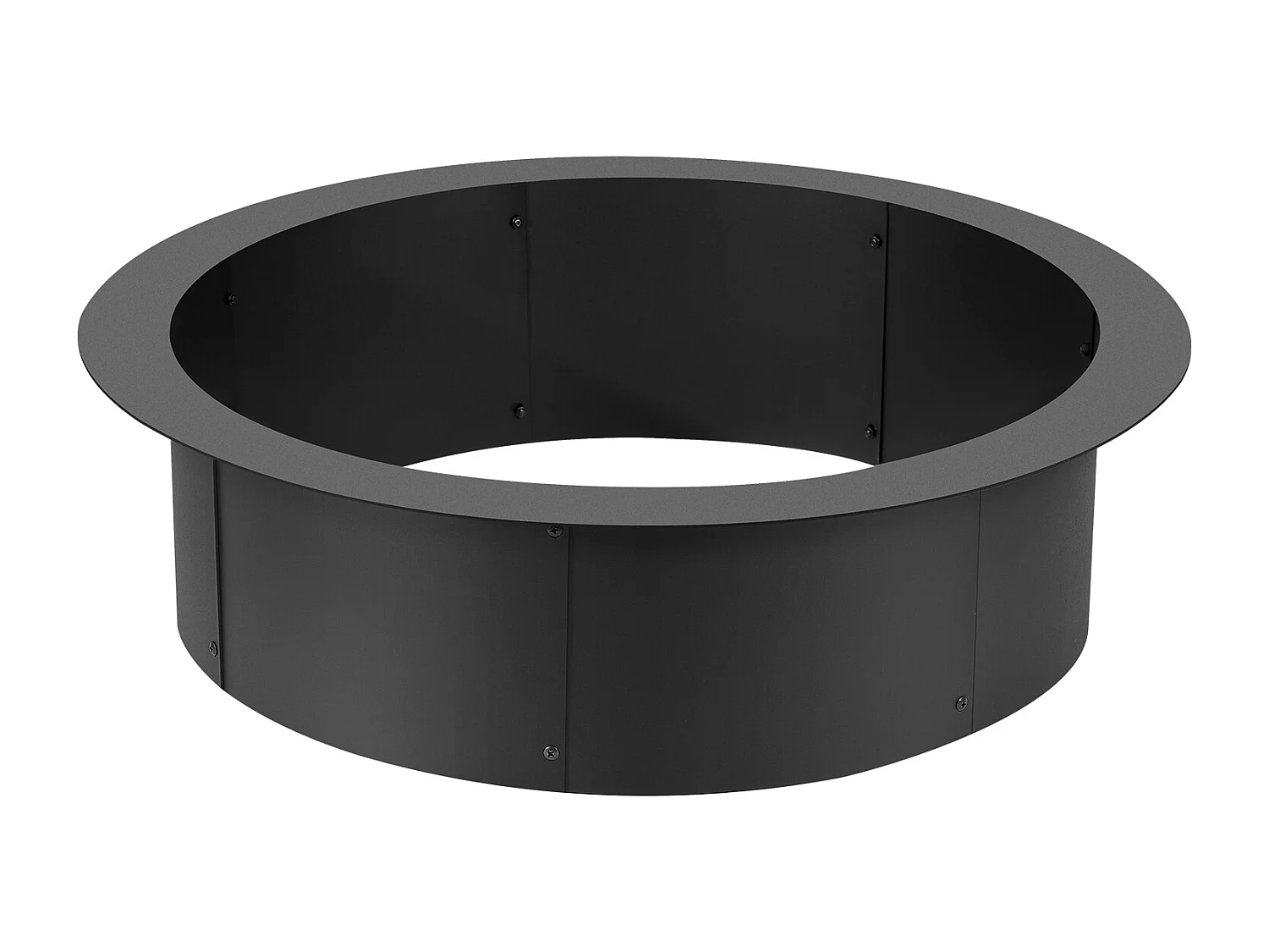 Brasero de Jardin, SucceBuy Anneau de Foyer Rond 91,44 cm Extérieur en Acier DIY Liner Firepit