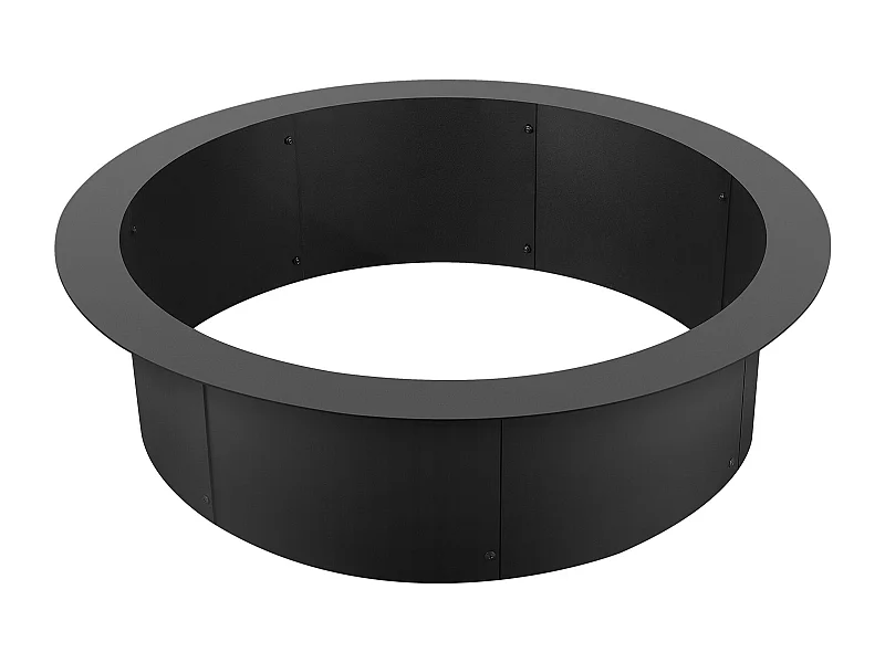 Braciere da Giardino, SucceBuy Braciere Rotondo 91,44 cm per Esterno in Acciaio, Fai da Te Liner Firepit