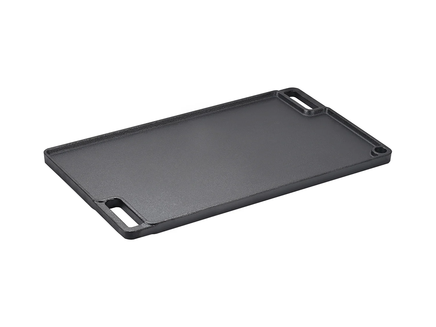 Barbecue Plaque SucceBuy, 25 x 42 cm, Grille de Cuisson Réversible en Fonte pour Cuisinière à Barbecue