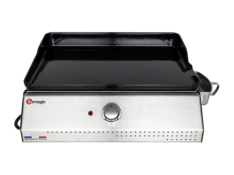 Plancha électrique Telia avec cuve en inox 1 brûleur - Somagic