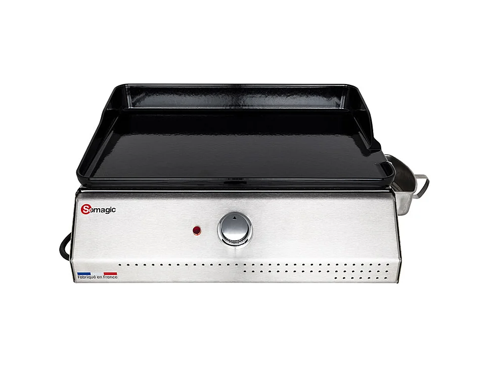 Plancha électrique Telia avec cuve en inox 1 brûleur - Somagic