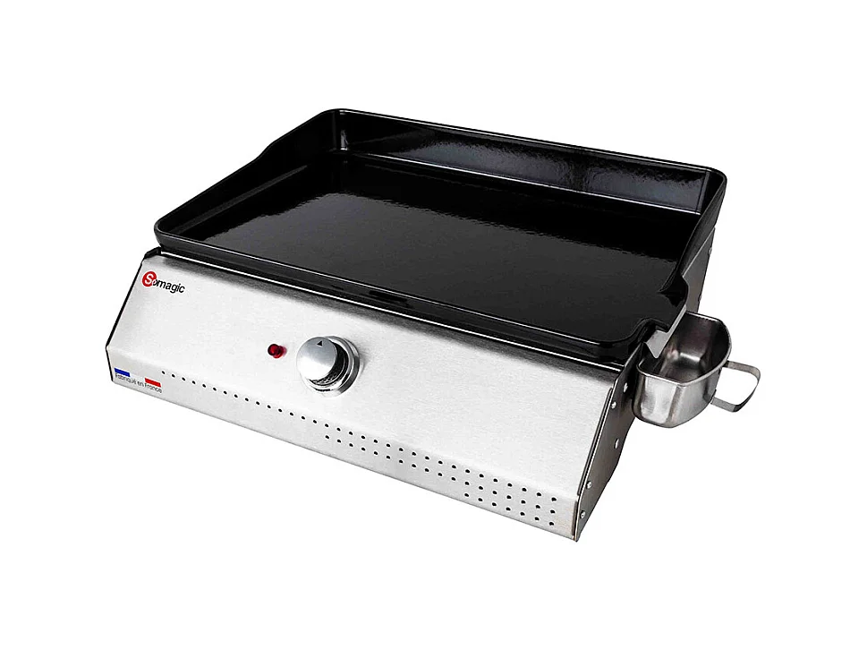 Plancha électrique Telia avec cuve en inox 1 brûleur - Somagic