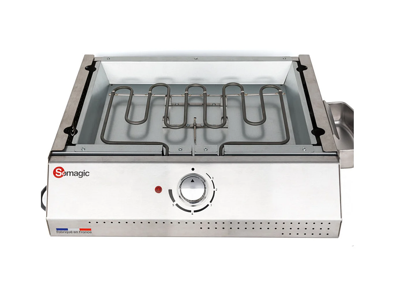 Plancha électrique Telia avec cuve en inox 1 brûleur - Somagic