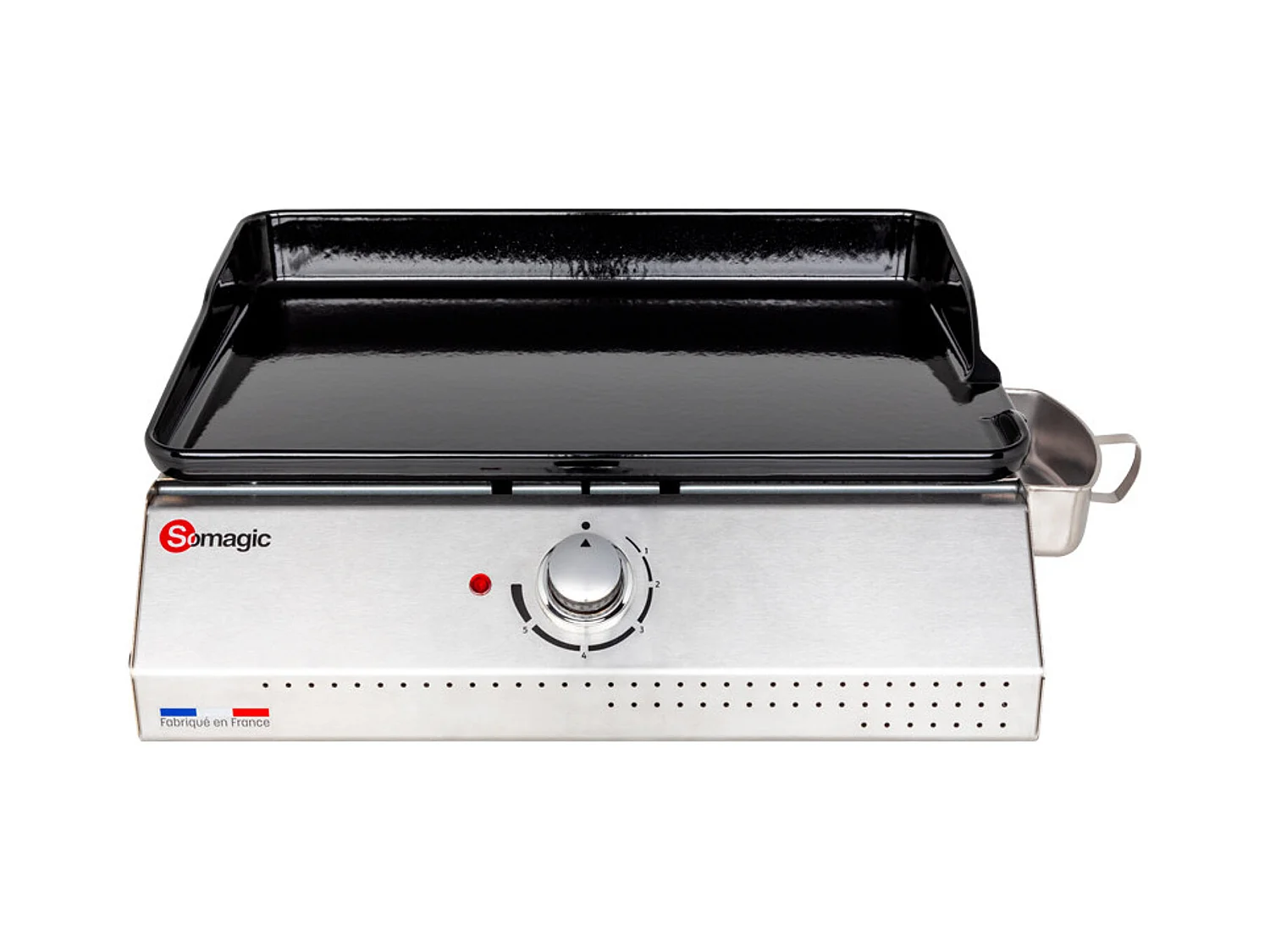 Plancha électrique Telia avec cuve en inox 1 brûleur - Somagic