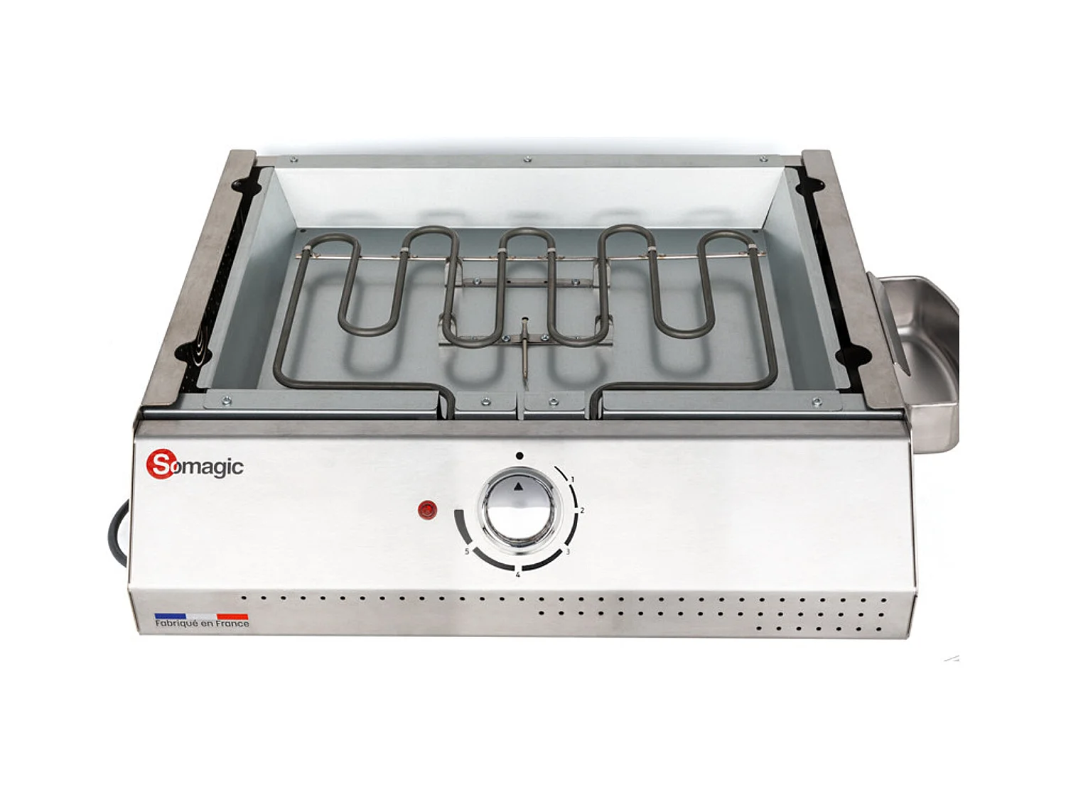 Plancha électrique Telia avec cuve en inox 1 brûleur - Somagic