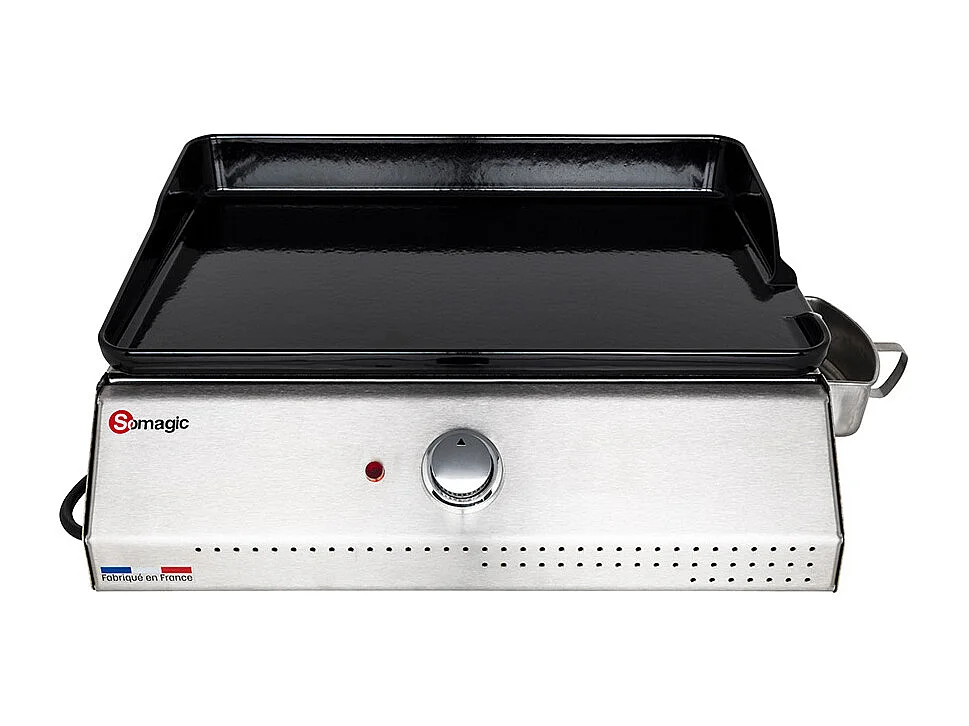 Plancha électrique Telia avec cuve en inox 1 brûleur - Somagic