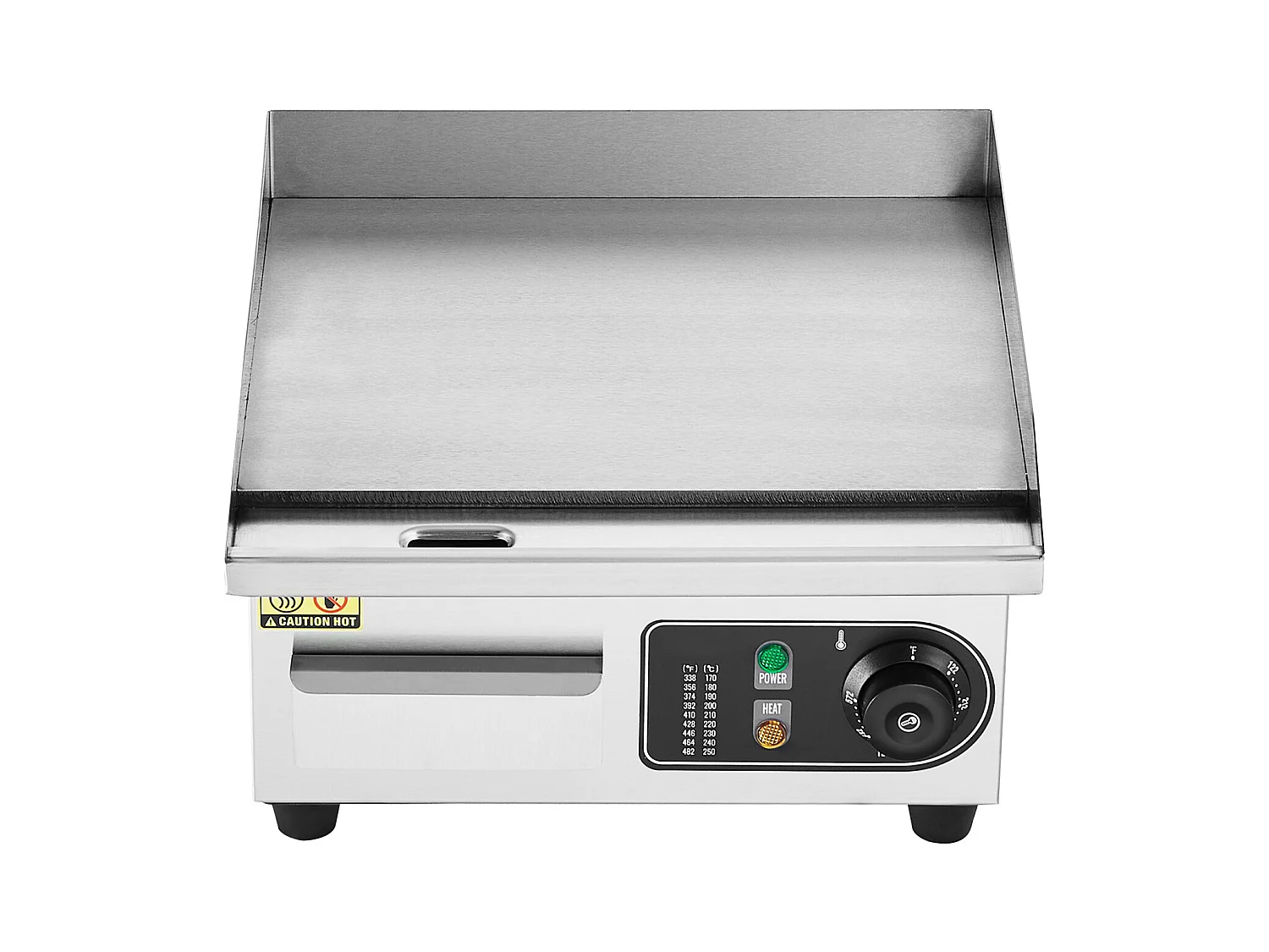 Plancha Électrique SucceBuy 2000 W, Plaque de Cuisson Électrique Commerciale, 122 ℉ - 572 ℉