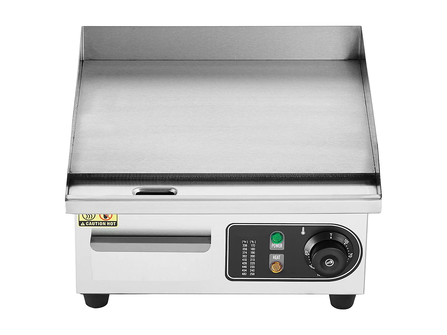 Plancha Électrique SucceBuy 2000 W, Plaque de Cuisson Électrique Commerciale, 122 ℉ - 572 ℉