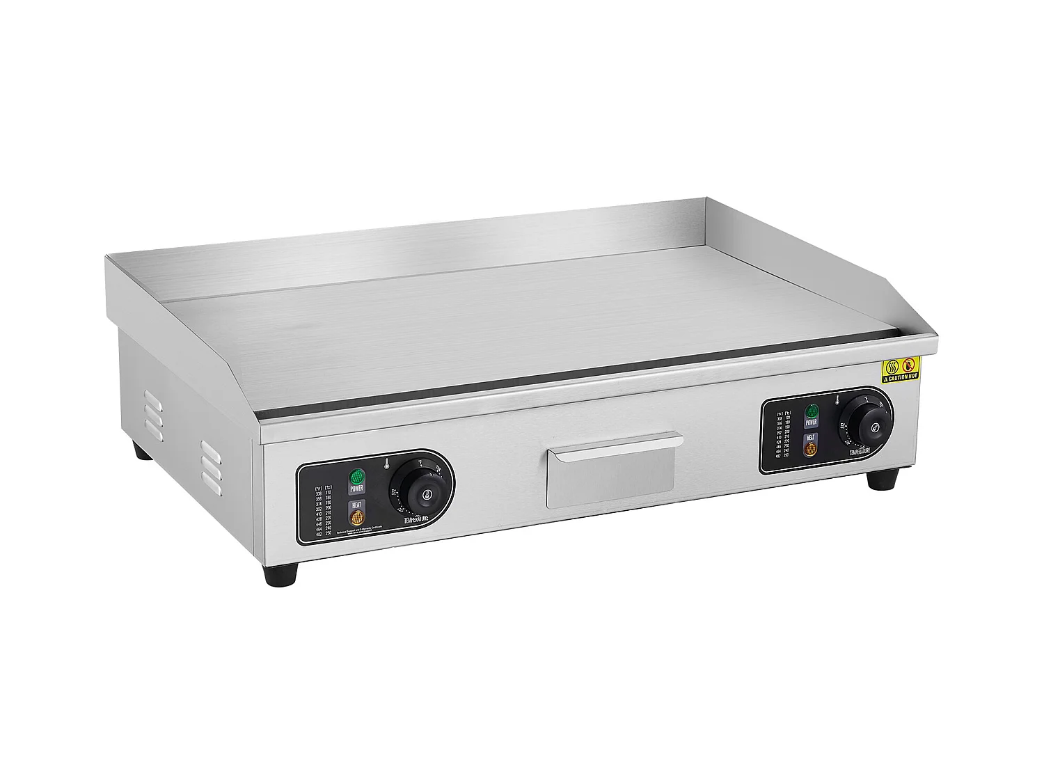 Plancha Électrique SucceBuy 4400 W, Plaque de Cuisson Électrique Commerciale à Surface Plane, 122 ℉-572 ℉