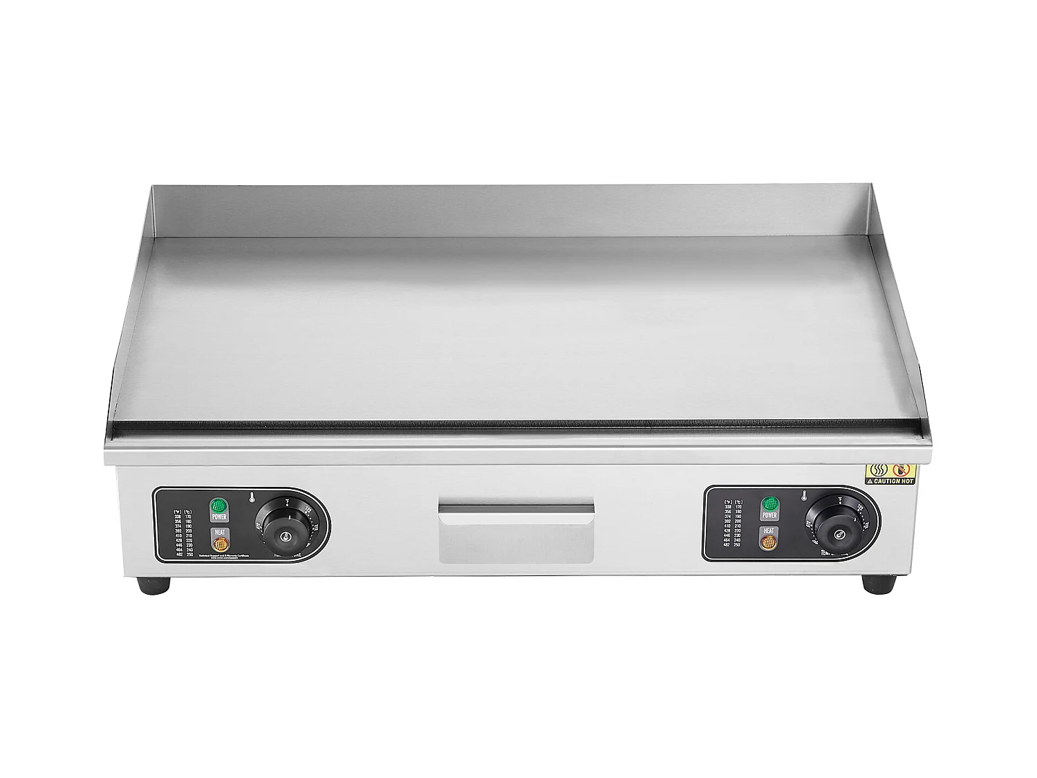 Plancha Électrique SucceBuy 4400 W, Plaque de Cuisson Électrique Commerciale à Surface Plane, 122 ℉-572 ℉