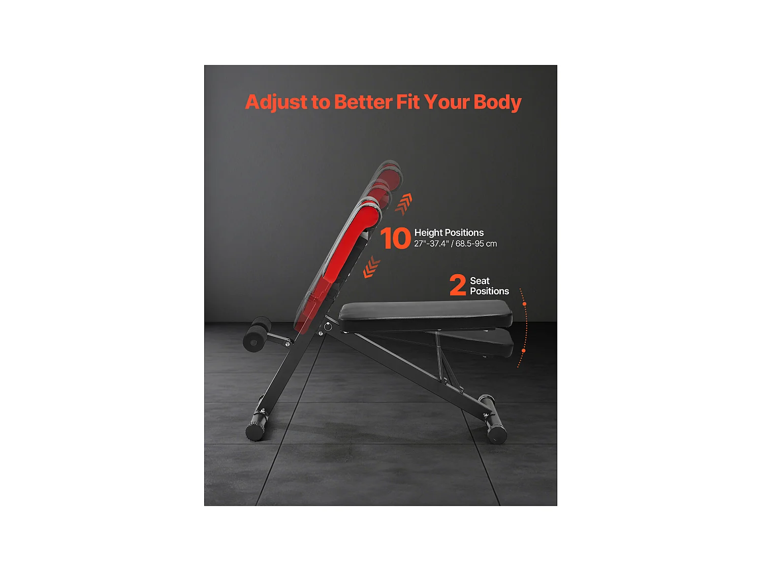 Sedia Romana SucceBuy Panca per Iperestensione, Sedia Romana, Regolabile e Pieghevole, per l'Estensione della Schiena, Attrezzatura per Palestra Domestica