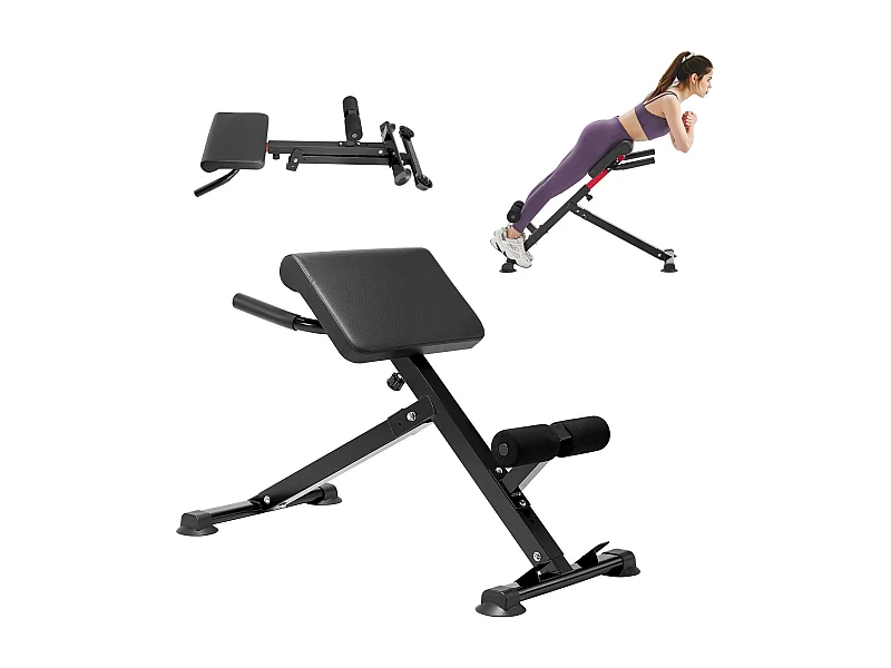 Silla Romana SucceBuy Banco de Hiperextensión Plegable para Entrenamiento de Espalda y Abdominales