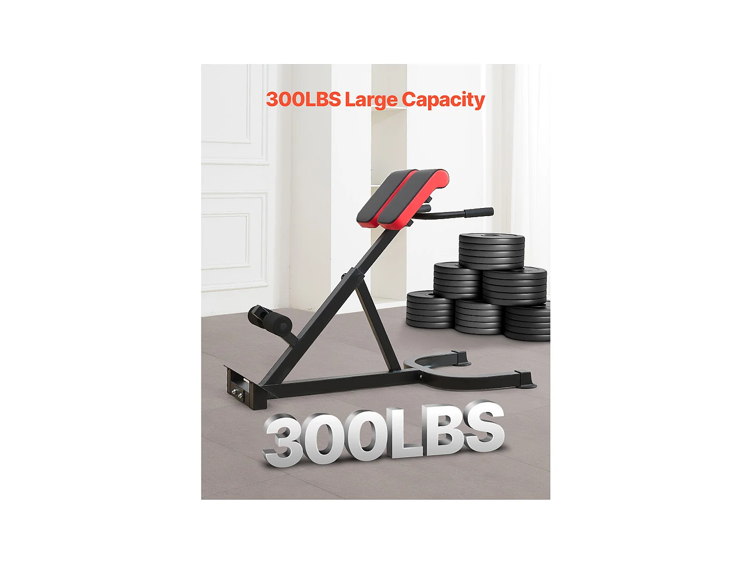 Chaise Romaine SucceBuy Banc d'Extension de Dossier de Chaise Romaine, Équipement de Gymnastique Multifonction Réglable