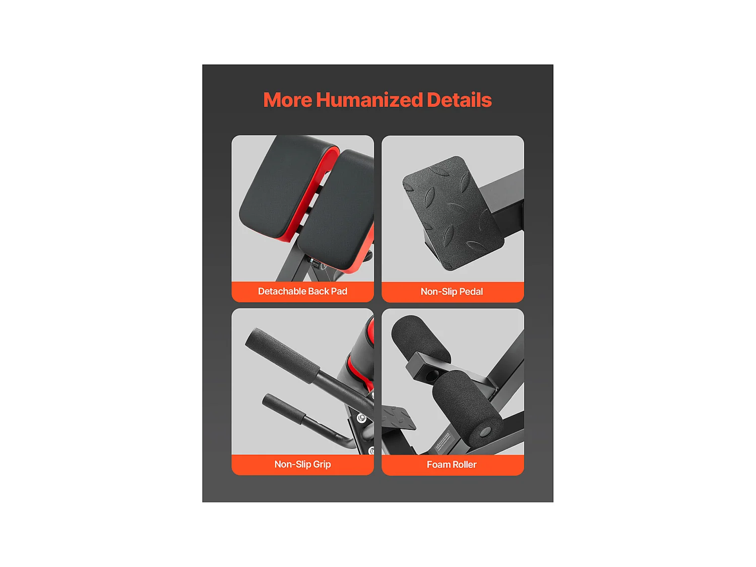 Chaise Romaine SucceBuy Banc d'Extension de Dossier de Chaise Romaine, Équipement de Gymnastique Multifonction Réglable