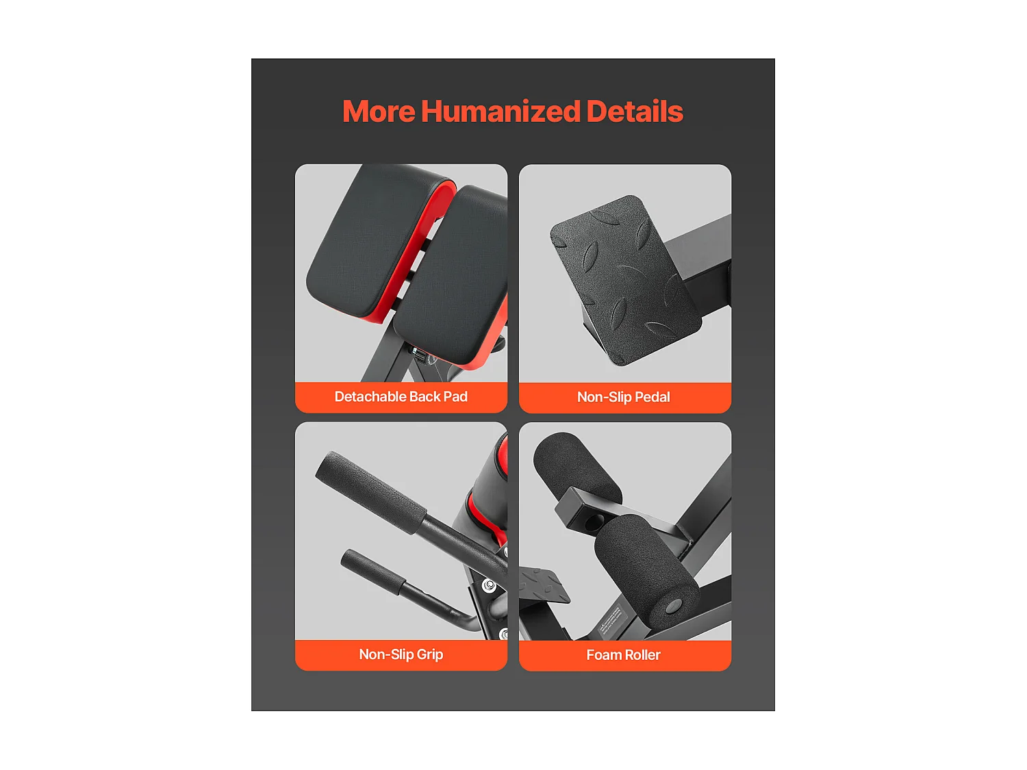 Sedia Romana SucceBuy Panca per l'Estensione della Schiena con Sedia Romana, Attrezzatura da Palestra Multifunzione Regolabile