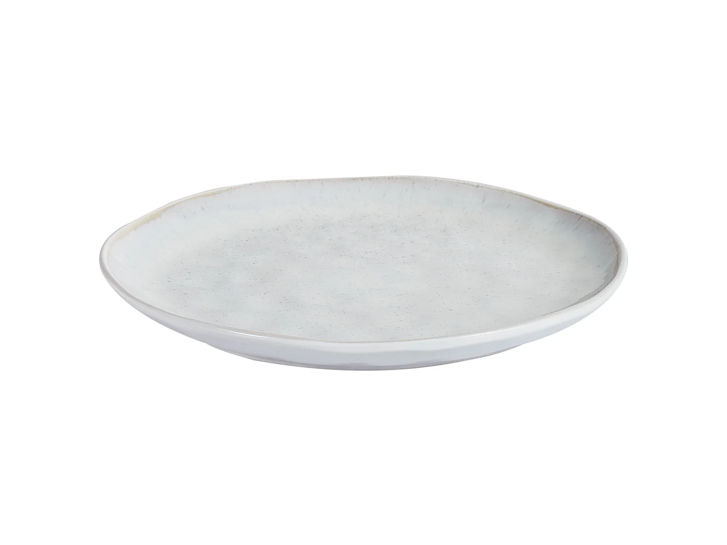 Speiseteller 8er Set SESAME Steinzeug Hellgrau