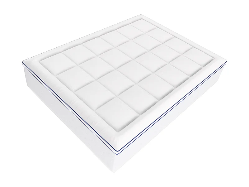 Memory Schaum Topper SucceBuy, Vezelvulling, Queen Grootte, Dikte 10,2 cm, Drukverlichting