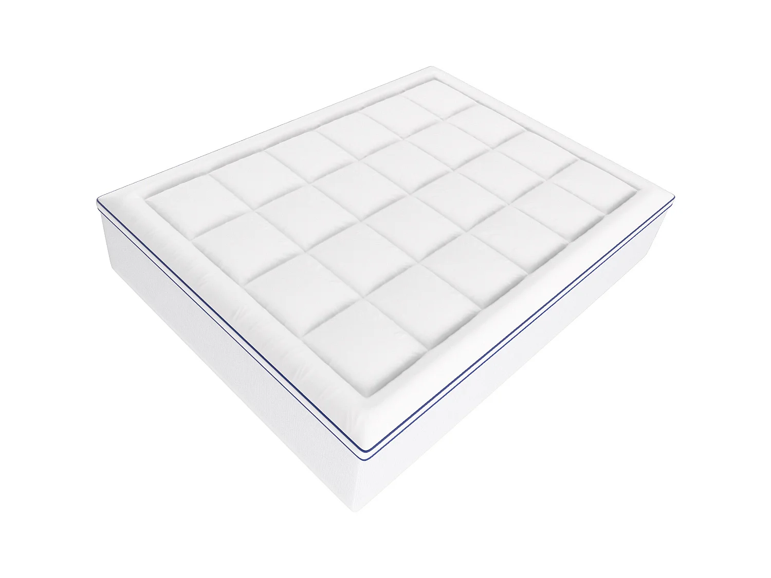 Surmatelas SucceBuy, Mousse à Mémoire de Forme, Rembourrage en Fibres, Queen, Épaisseur 10,2 cm