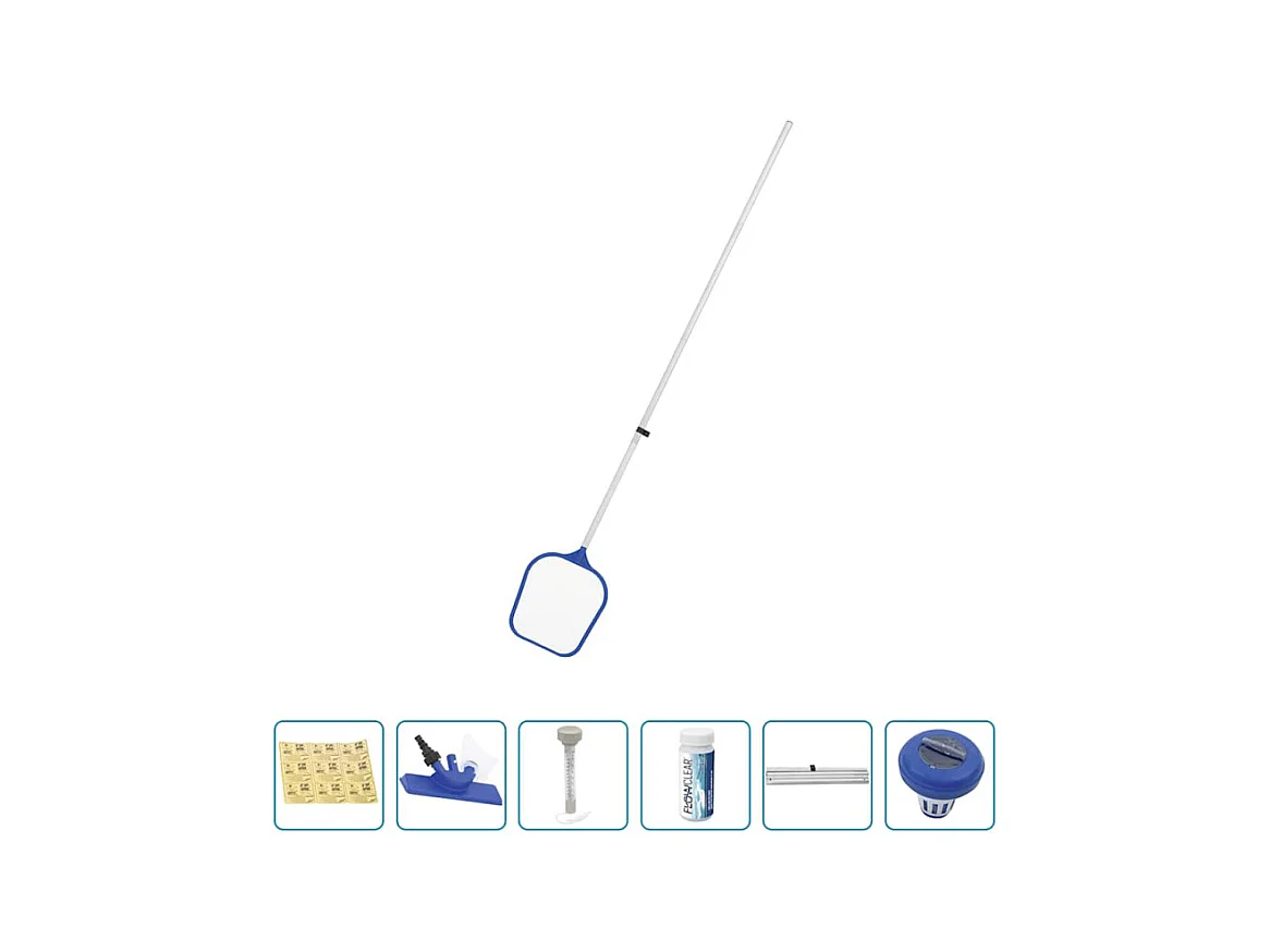 Bestway Kit d entretien de piscine hors sol Flowclear