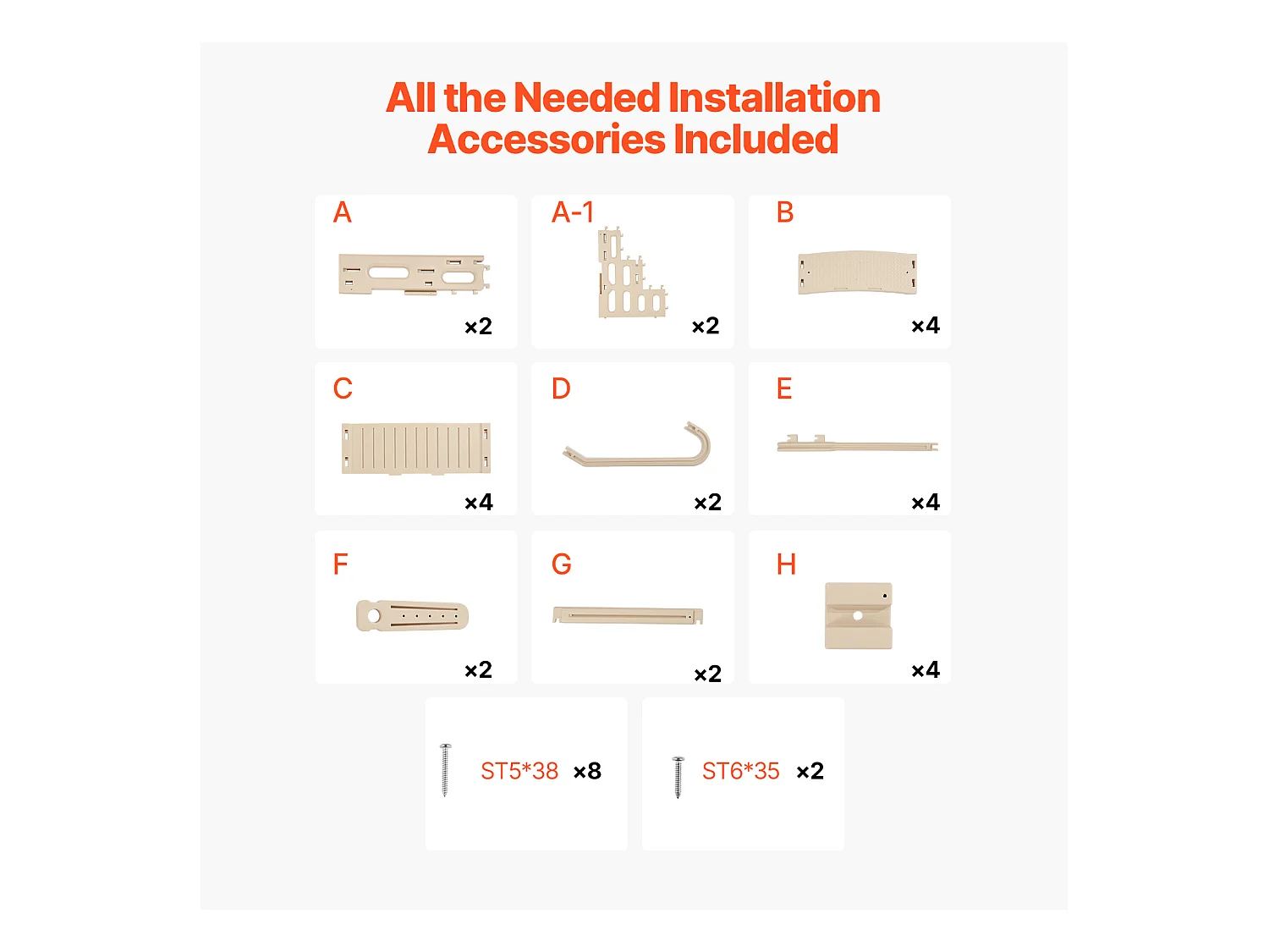 Escalera de Piscina SucceBuy de 4 Peldaños en Color Topo con 2 Pasamanos, Soporta 181 kg para Piscinas de 122 a 137 cm