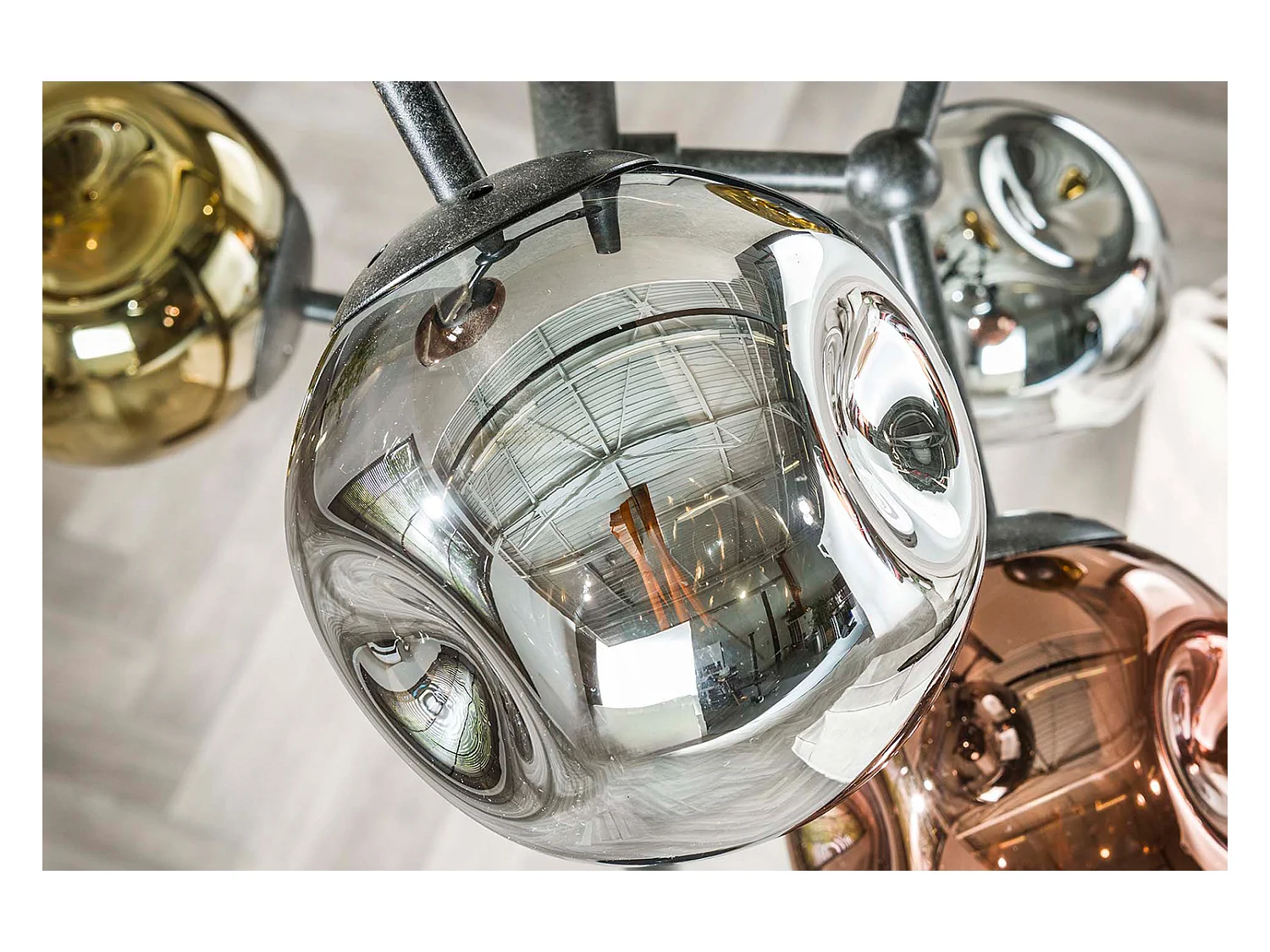 Lampadaire - Noir Verre - PELOTA