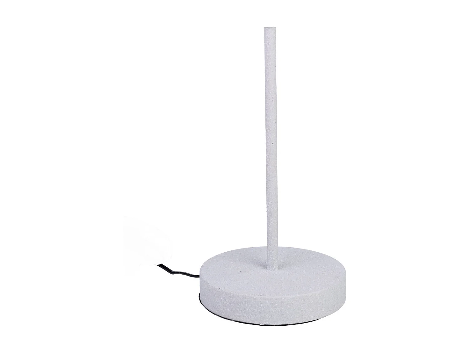 Lampe de table en métal blanc 30x30x80h cm