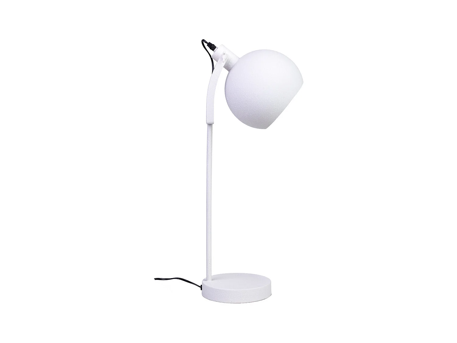 Bougeoir en métal blanc 24x24x83h cm