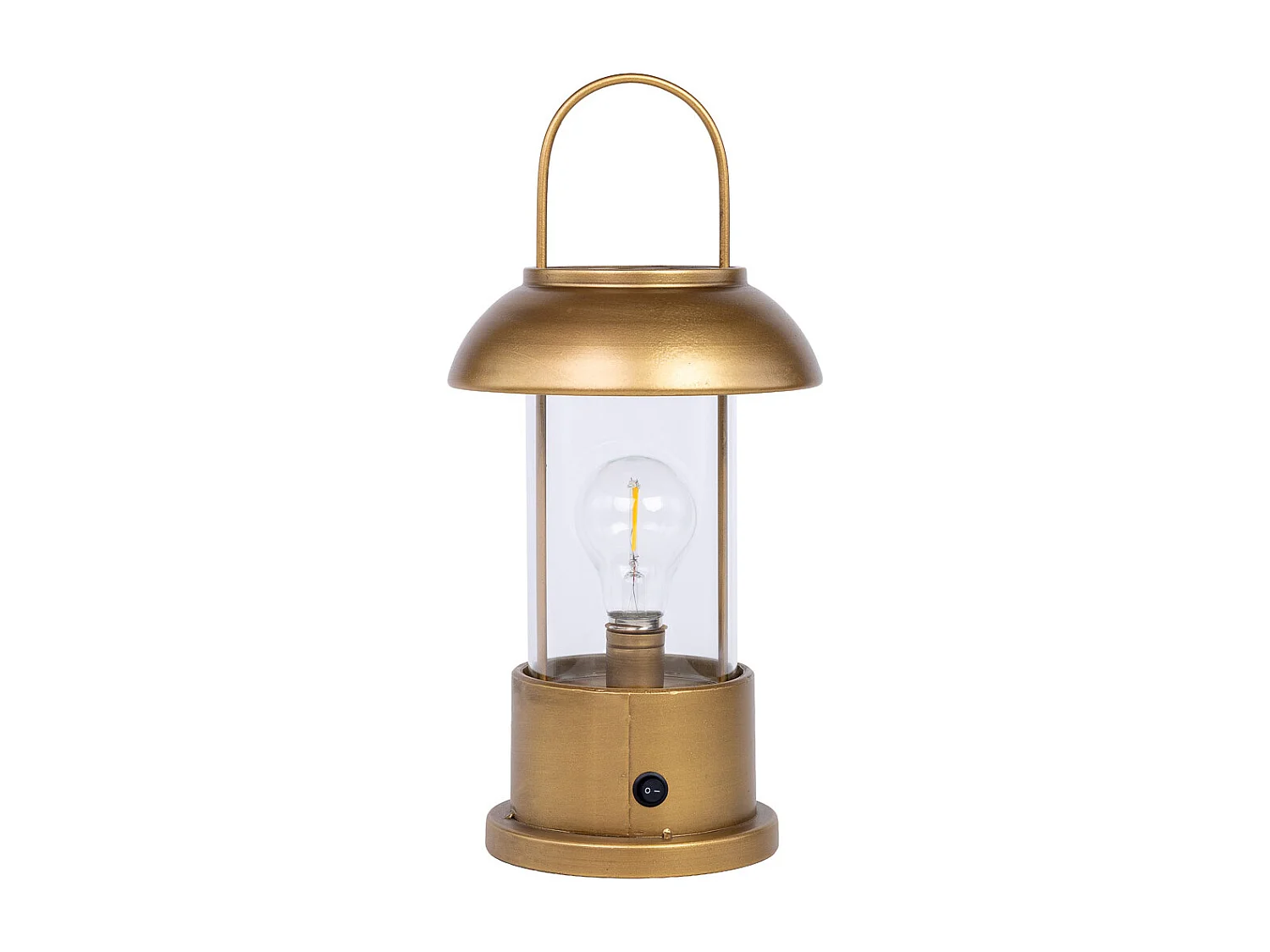 Candeeiro de mesa em metal 18x18x36,5h cm