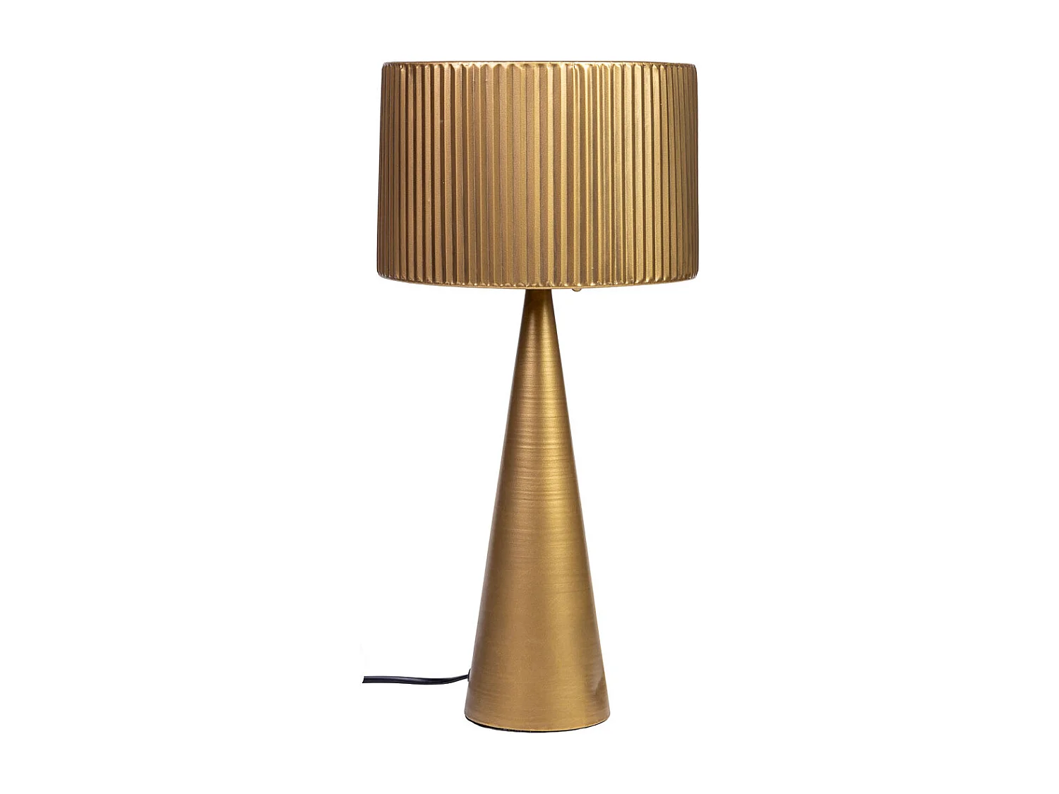 Candeeiro de mesa em metal 24x24x49,5h cm